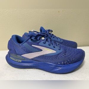Brooks Adrenaline GTS 24 Running Shoes Sneakers Women Size 8.5 Blue Athletic Gym